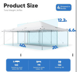 IMG 2046 1769641319 20x40 Wedding Tent (+FREE Setup!)